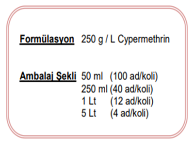 İmperator 25 Ec Genel Haşere İlaci 250 ml.